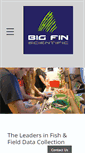 Mobile Screenshot of bigfinscientific.com